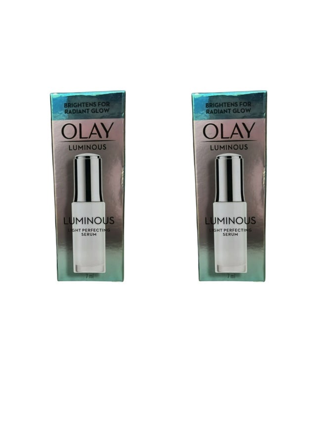 Luminous Light Perfecting Essence Olay Serum Reduce Dark Circles 7 ml 2 pcs