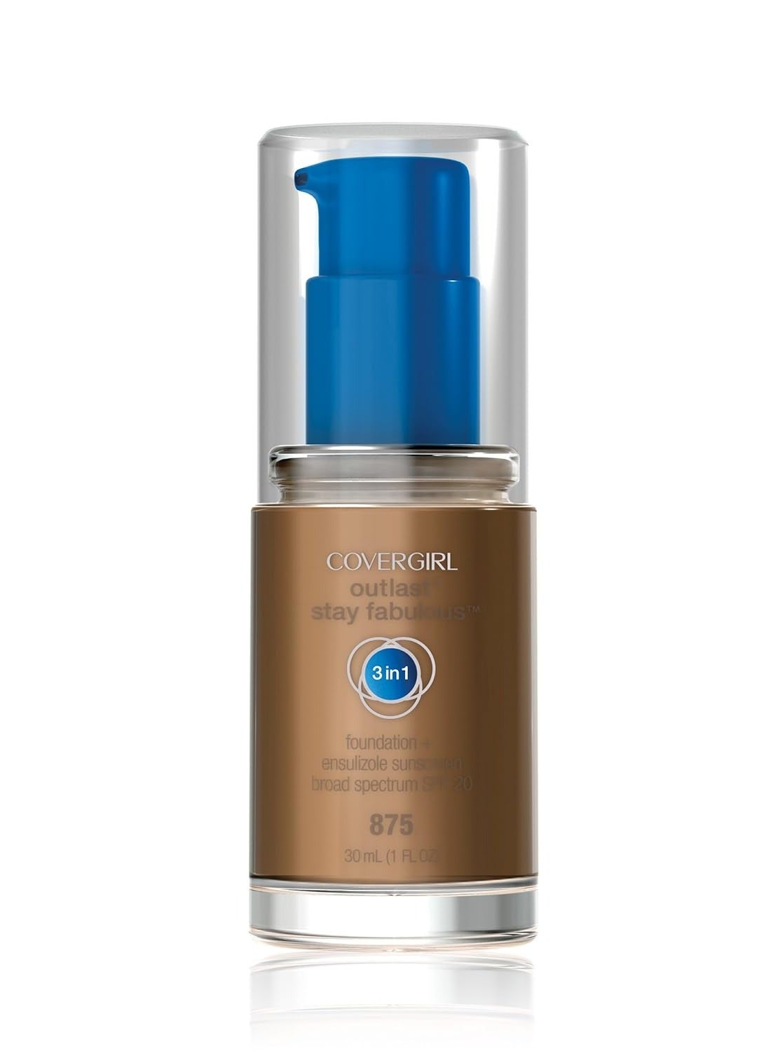 COVERGIRL Outlast All-Day Stay Fabulous 3-in-1 Foundation Soft Sable, 1 oz (packaging may vary)