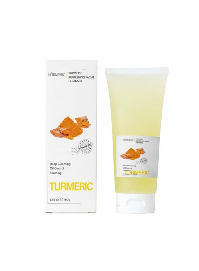 Turmeric Refreshing Facial Cleanser 100g | Gentle Cleansing, Deep Nourishment, Oil Control & Hydration