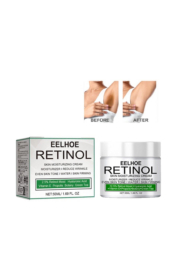 Retinol Skin Moisturizing Cream, Reduces The Melanin Joints And Inner Thighs And Whitens The Skin(50ML)