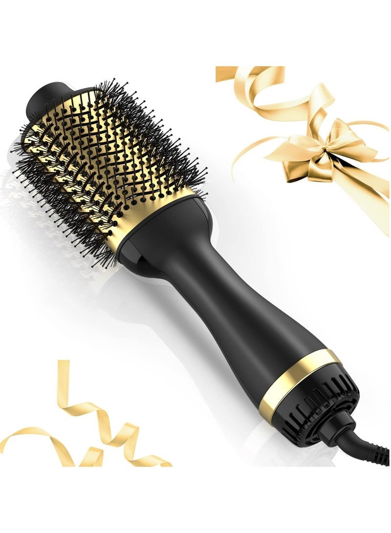 Hair Dryer Brush Blow Dryer Brush in One, One-Step Hair Dryer and Volumizer, Negative Ion Ceramic Brush Blow Dryer Styler, Hair Brush Dryer