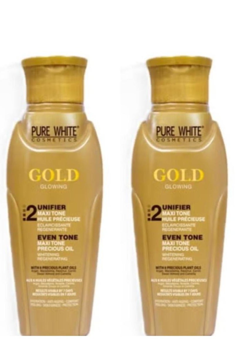Gold Glowing Lightening Oil 50 ml 2 pcs