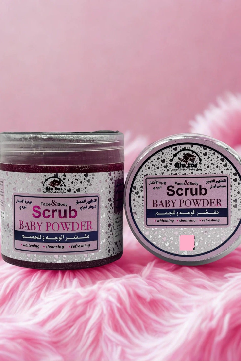 face Body Scrub Baby Powder 521 ML