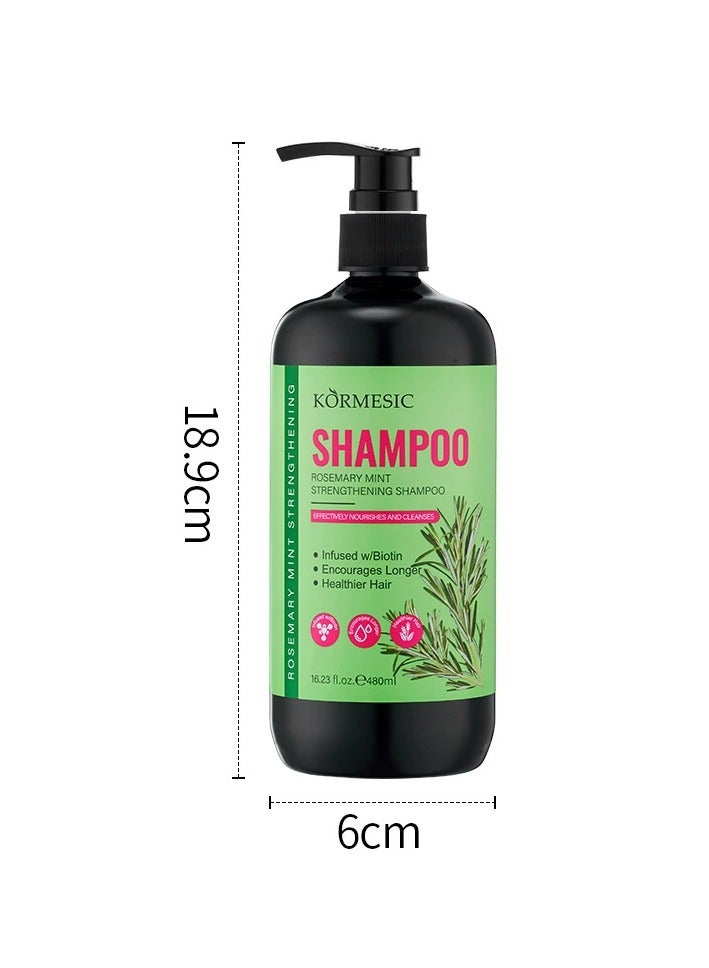 Rosemary Mint Shampoo - 480ml Refreshing & Oil-Control Shampoo