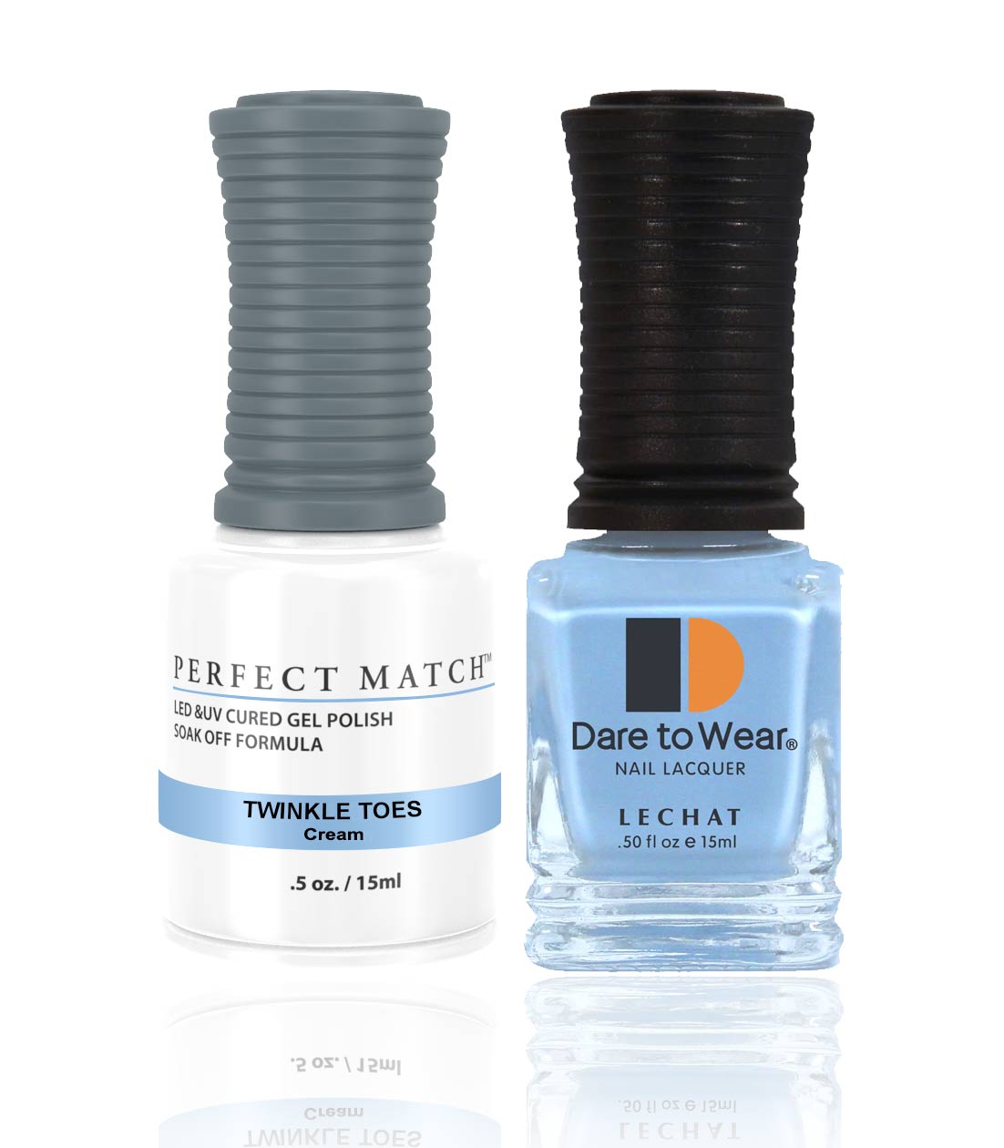 Perfect Match Gel Nail Polish 15ml Soak Off Long Lasting High Shine UV LED Gel Non Toxic Easy Application Wide Color Range for Manicure and Pedicure  Twinkle Toes PMS197
