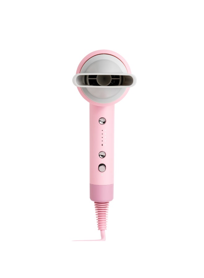 Powerful 1800W Ionic Airflow Technology emits negative ions to reduce frizz, protect hair follicles, and enhance shine.