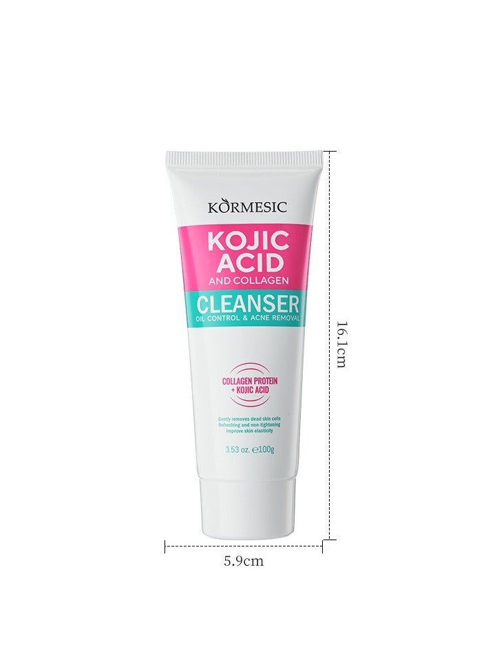 Kojic Acid Collagen Cleanser 100g | Deep Cleansing & Hydration