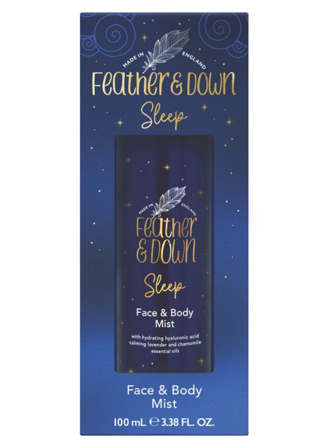 Sweet Dreams Face And Body Sleep Mist (100ml) - With Calming Lavender, Chamomile Essential Oils and Hyaluronic Acid Cruelty Free, Vegan Friendly And All Natural Ingredients