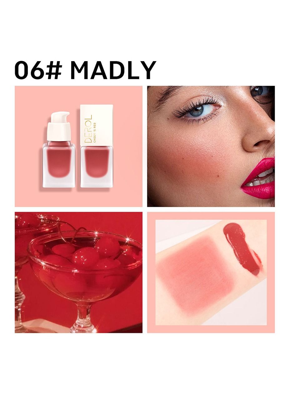 Mousse Liquid Cream Blush For Cheeks Face Blushes Stick Palette Bronzer Highlighter Shape Contour Moisturizing And Breathable Matte Finish Long-wearing Waterproof For Women Makeup