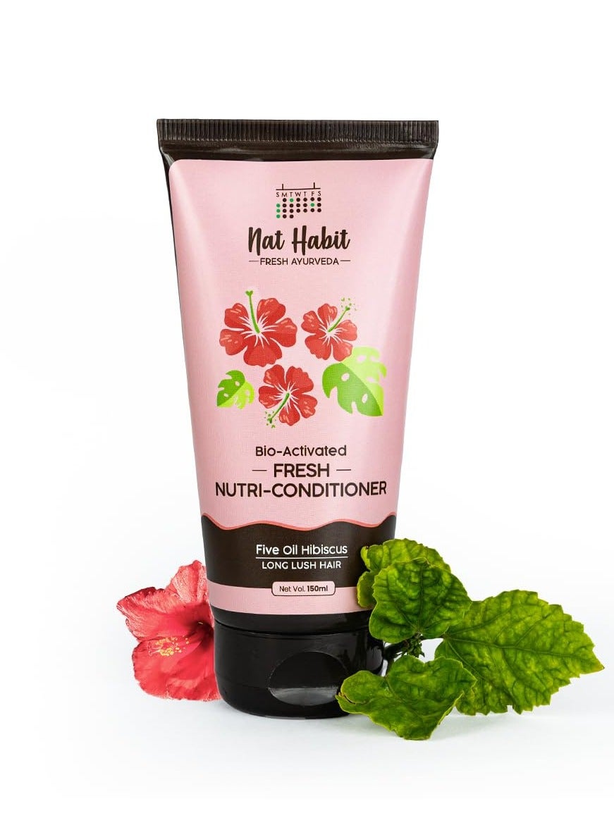 Five Oil Hibiscus Nutri-Conditioner for Long Lush Hair, Reduce Dry & Frizzy Hair, 150ml