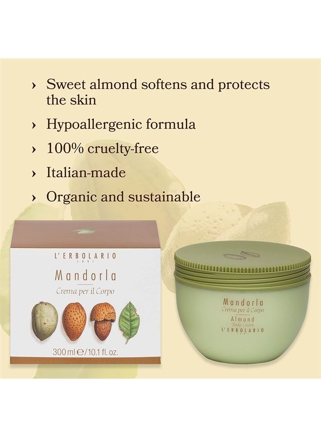 LErbolario Almond Perfumed Body Cream For Unisex 10.1 oz Body Cream