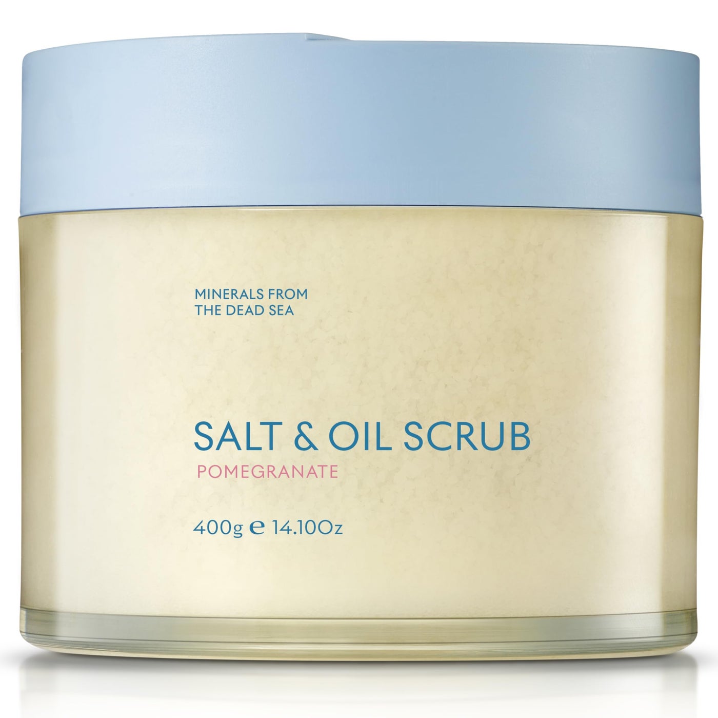 SEACRET Minerals Body Scrub Pomegranate, Salt & Oil Exfoliating Body Scrub with Dead Sea Minerals and Essential oils, Stimulates Cell Renewal for a Rejuvenated Glow, 14.1 Fl Oz / 417 ml