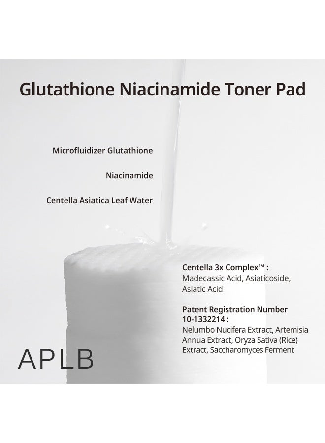 Aplb Glutathione Niacinamide Toner Pad 100ml (60 pads) - image 4