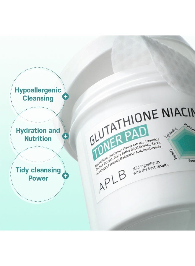 Aplb Glutathione Niacinamide Toner Pad 100ml (60 pads) - image 5