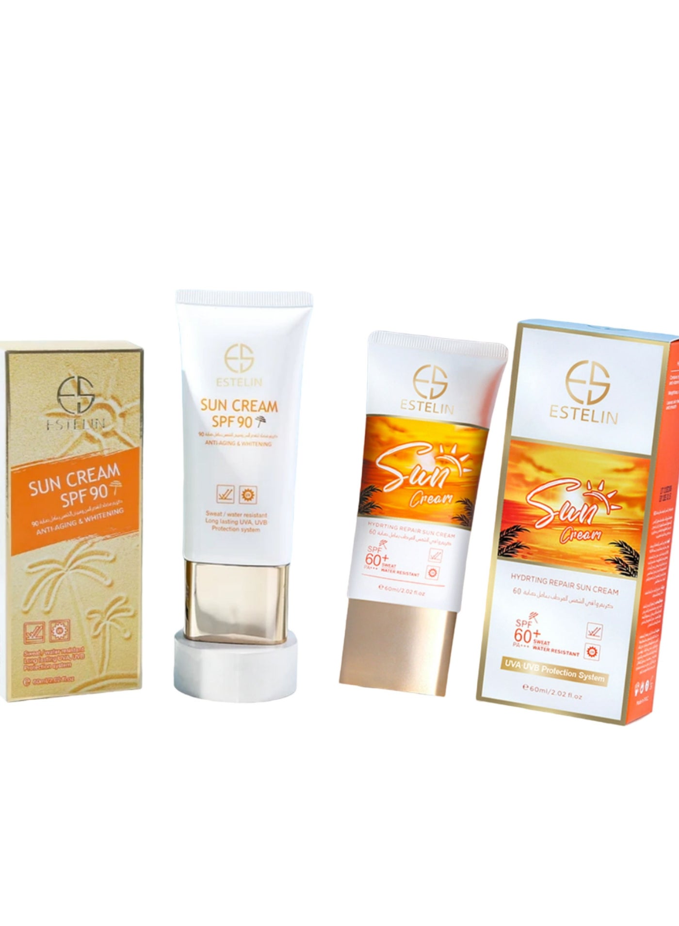 Sunscreen and Moisturizing Cream 2 pcs