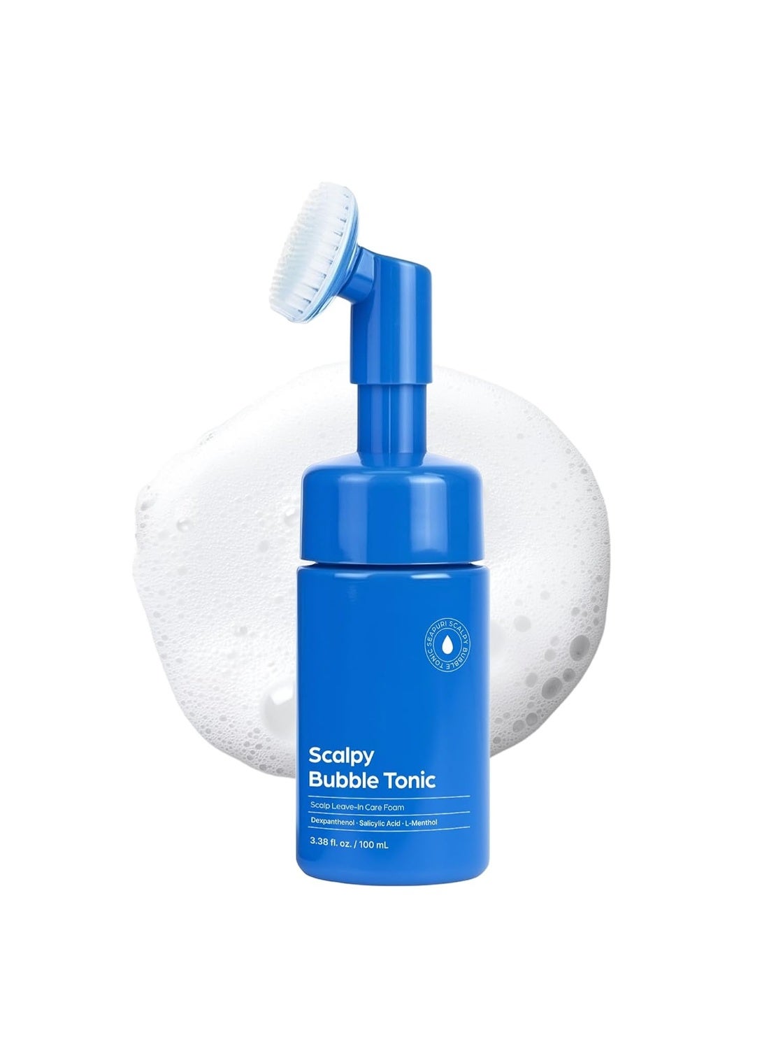 Bubble Tonic | Leave-In Scalp Exfoliator Foam for Oily, Sweaty, or Itchy Roots | Clears Buildup & Sweat with No Residue | Cooling Relief with Menthol & Salicylic Acid | Korean Hair Care Detox