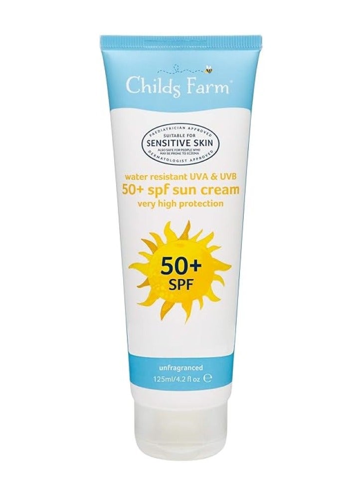 Fragrance Free Spf 50+ Sun Cream 125 ML