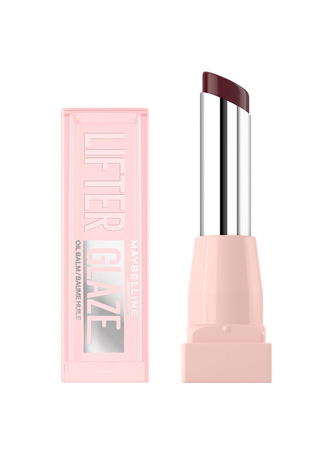 Maybelline New York Lifter Glaze Oil Balm, Hydrating Oil Balm With Hyaluronic Acid, Up to 24H Hydration, Espresso Kiss 010