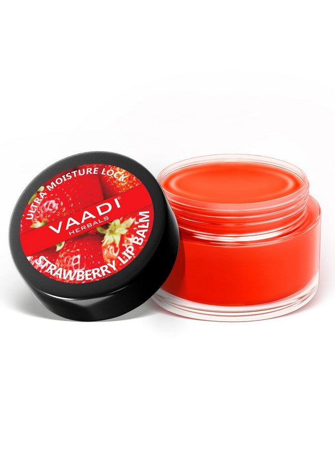 Vaadi Herbals Lip Balm, Strawberry and Honey, 10g