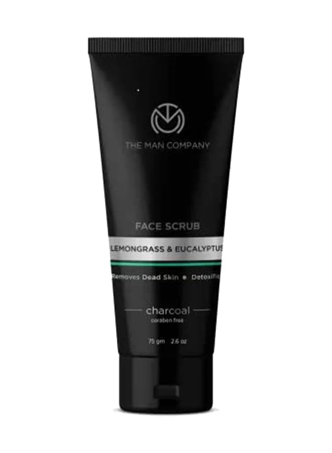 Charcoal Tan Removal Face Scrub For Glowing Skin, 75 G