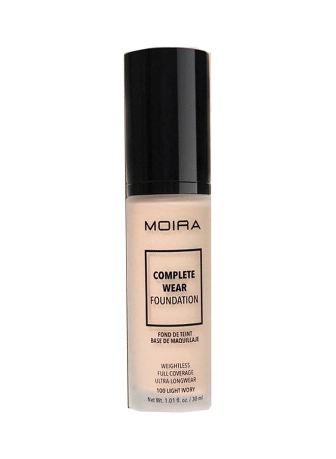 Complete Wear Foundation (100, Light Ivory)