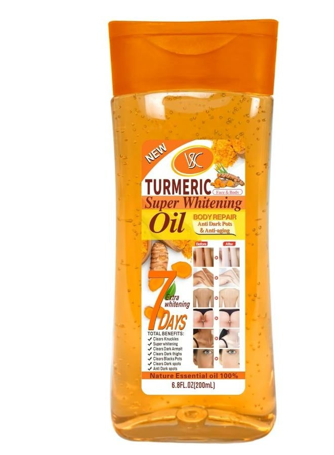 Turmeric Super Whitening Oil Body Repair 200 ML