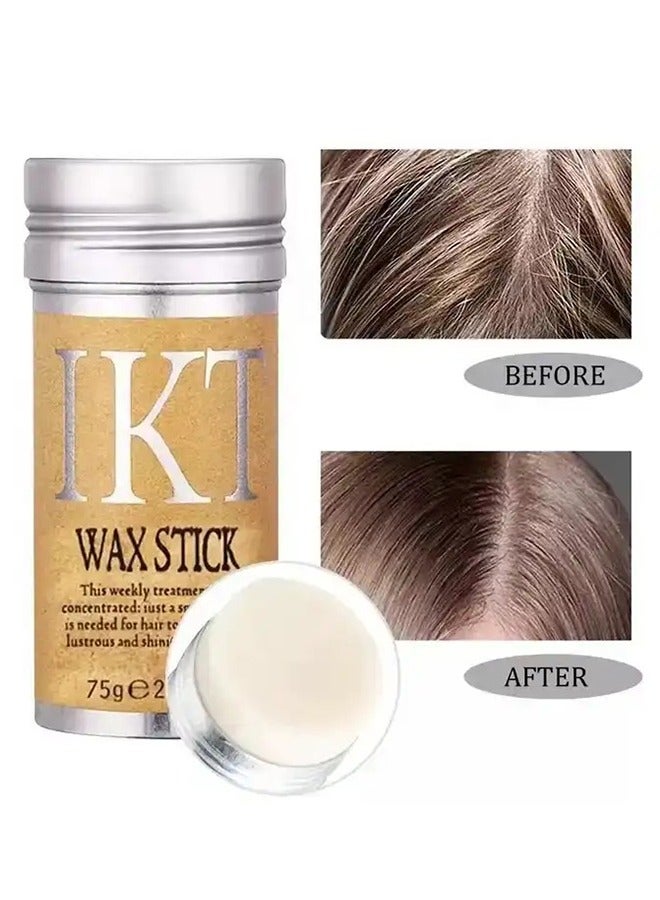 Wax Stick - Hair Wax stick Strong and Long Lasting Hold Non Greasy Styling Wax for Flyaways Edge Frizz Hair Suitable for Unisex