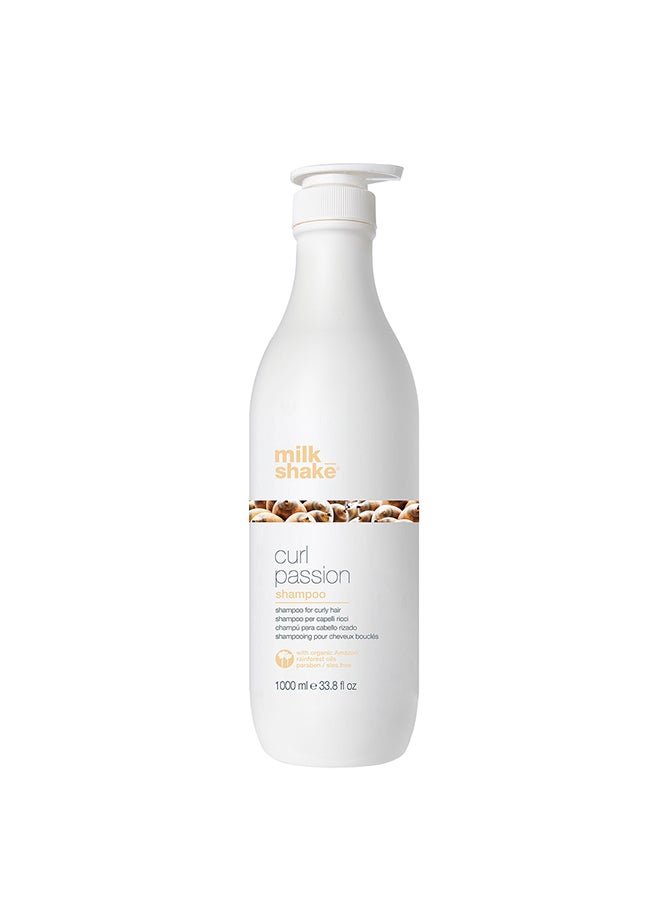 Curl Passion Conditioner with Organic Pracaxi & Babassu Oils – Paraben-Free Conditioner for Curly Hair – Hydrating, Anti-Frizz, Softening & Defining Formula with Quinoa & Milk Proteins for Bouncy, Long-Lasting Curls, 1 Ltr