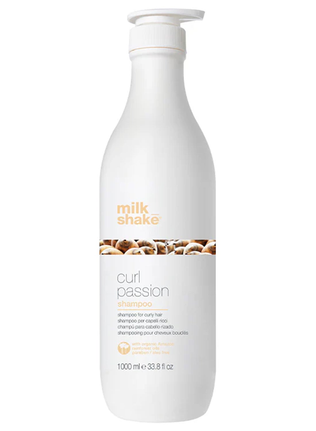 Curl Passion Conditioner with Organic Pracaxi & Babassu Oils – Paraben-Free Conditioner for Curly Hair – Hydrating, Anti-Frizz, Softening & Defining Formula with Quinoa & Milk Proteins for Bouncy, Long-Lasting Curls, 1 Ltr