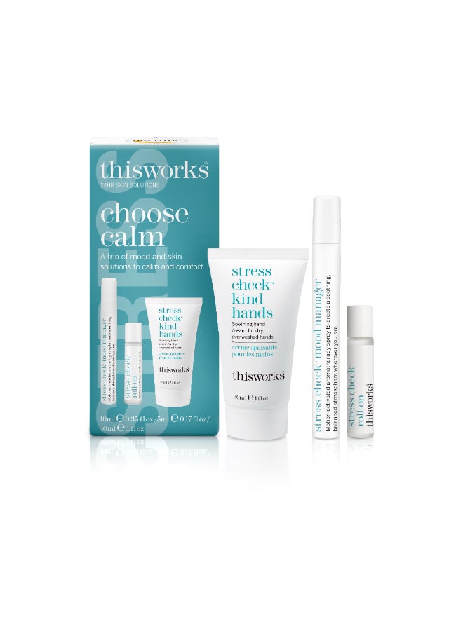 Choose Calm Wellness Kit - Includes Aromatherapy Products Designed to Reduce Stress & Anxiety, Perfect for Creating a Zen Moment (Set)