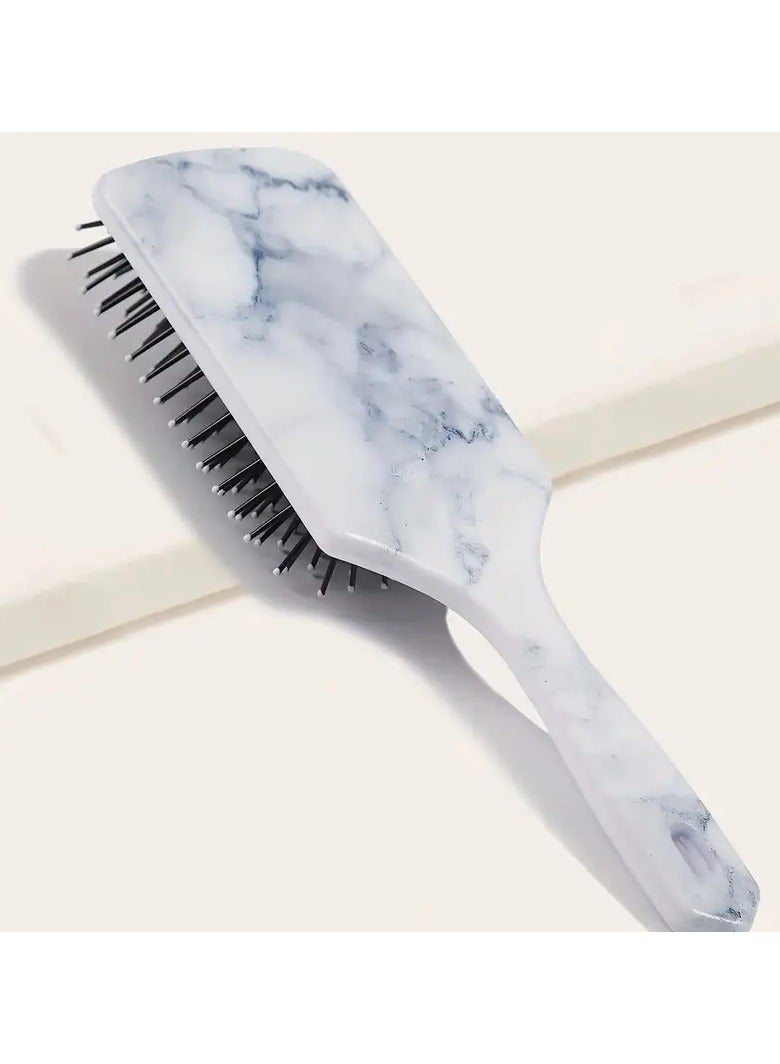 Marble Air Cushion Brush for Men and Women - Massage Hair Comb for Wet and Dry Curly Hair - Soft and Gentle on Scalp - Perfect for Daily Use