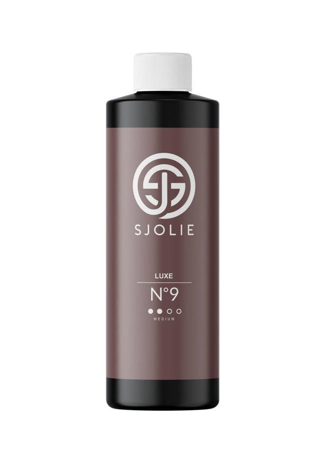 SJOLIE Violet Spray Tan Solution - Luxe 9 - Medium Blend | Sunless Tanning Solution for a Hydrating, Deep Brown Tan (8oz)