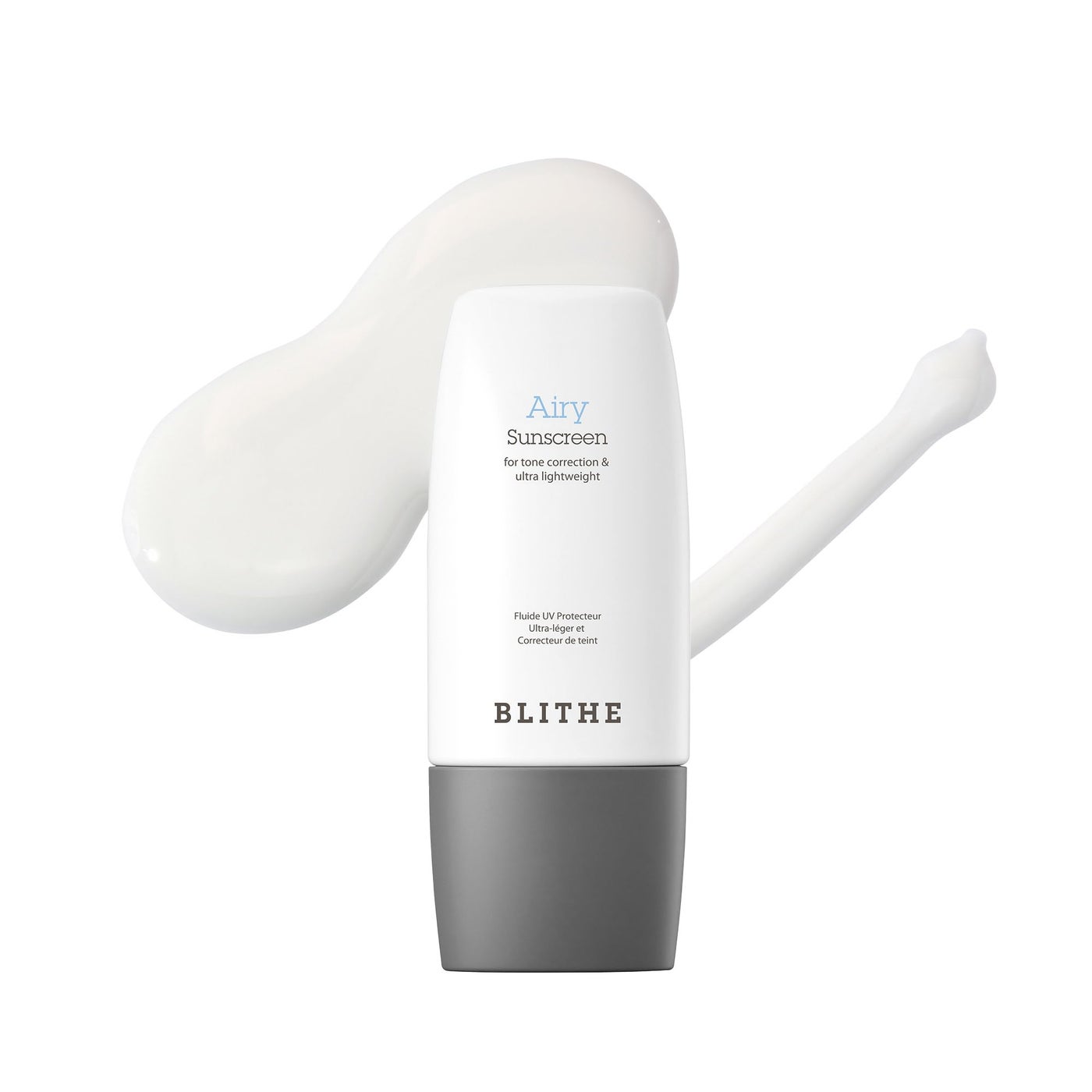 BLITHE Airy Sunscreen Ultralight sun protection - Korean Sunscreen for Tone Correction, Matte finish, Sebum Control SPF 50+ PA++++ (1.69oz)