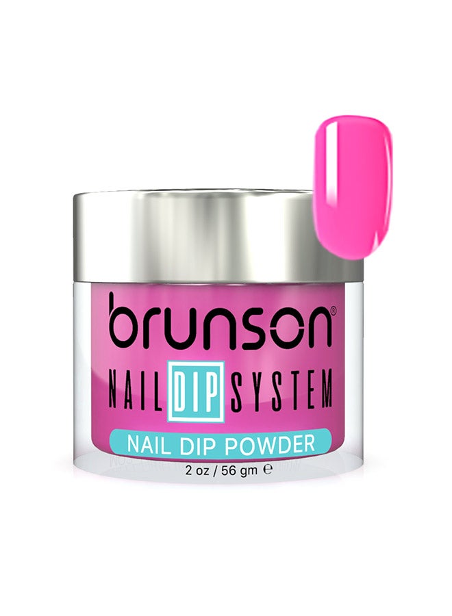 Nail Dip Powder Dip And Buff System Color 56gm, French Nail Art Starter Manicure Salon DIY At Home Odor Free And Long Lasting No Needed Nail Lamp Curing BDK157