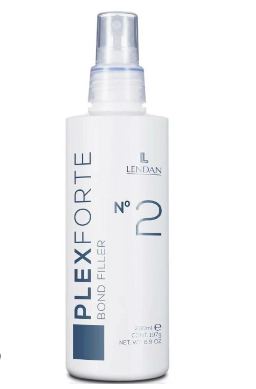 Lendan Plex Forte NÂº2 Bond Filler â€“ Damaged Hair Repair Treatment, Strengthens and Nourishes, Color Protection and Heat Shield, 200ml