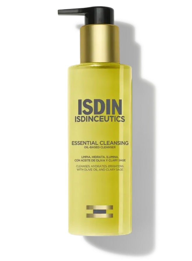 Isdinceutics Essential Cleansing [200Ml] – Deeply Nourishing Oil-To-Milk Facial Cleanser That Removes Waterproof Makeup And Sunscreen