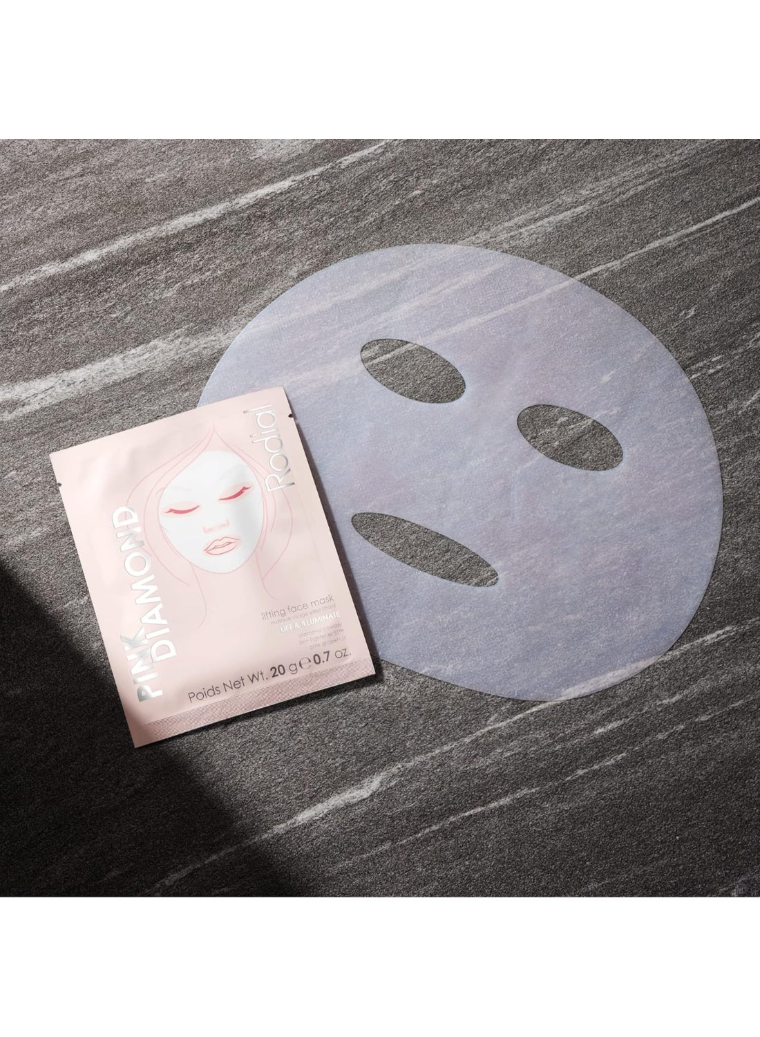 Rodial Pink Diamond Lifting Mask x4 – Firming Treatment for Aging Skin, Diamond Powder & Skin Tightening Peptides, Luxury Hydrogel for Wrinkle Relief 4 Pack - image 3