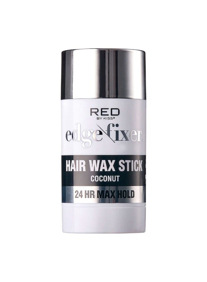 Hair Wax Stick 24HR Max Hold Edge Fixer Edge Control Pomade Non-Sticky, Non-Oily Flake Free Hair Styling Wax (Coconut)