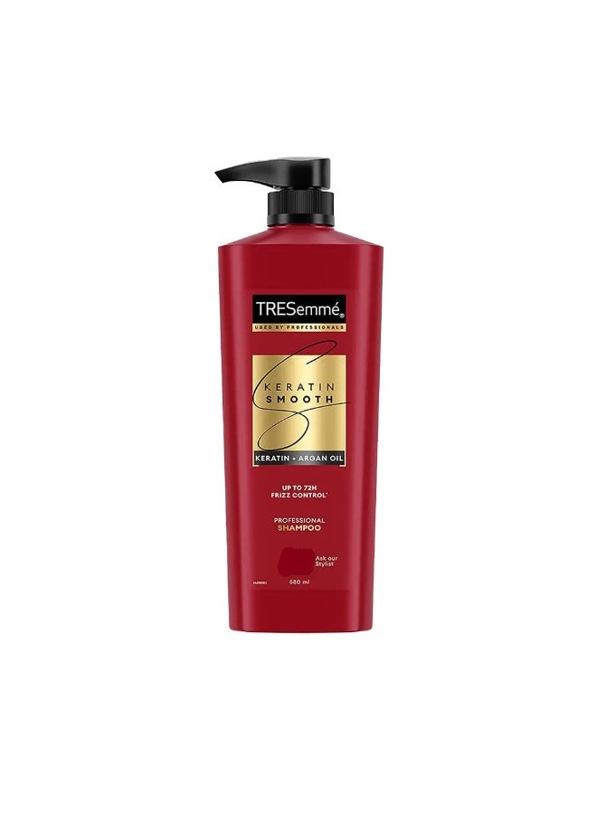 Keratin Smooth Keratin And Argan Oil Shampoo 580 ML