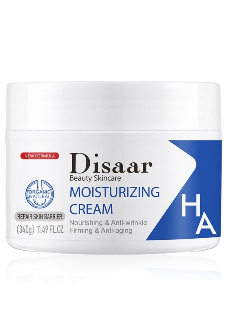 Moisturizing Cream Hyaluronic Acid & Ceramide Nourishing & Anti-WrinkleFriming & Anti-Aging Repair Brightening Cream 340g