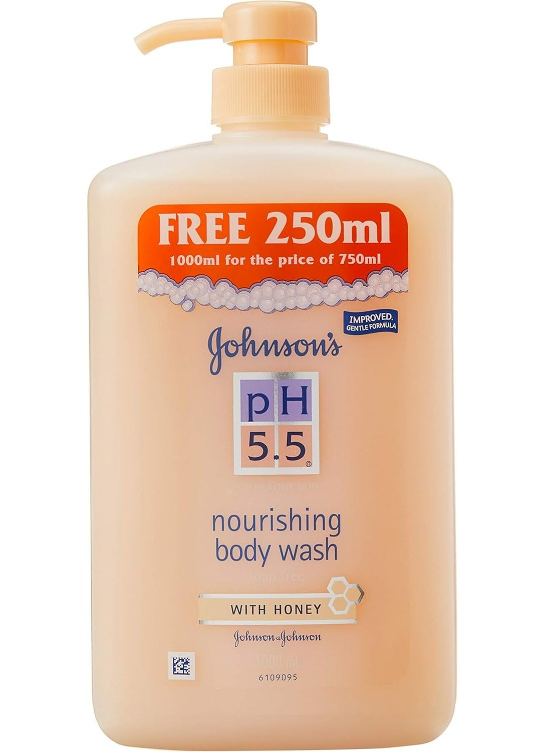 PH 5.5 2 in 1 Nourishing  Body Wash With Honey 1000 ML