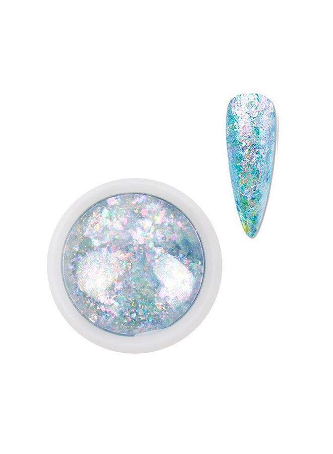 Nail Art Decoration Aurora Shattered Glass Glitter Flakes BGF08
