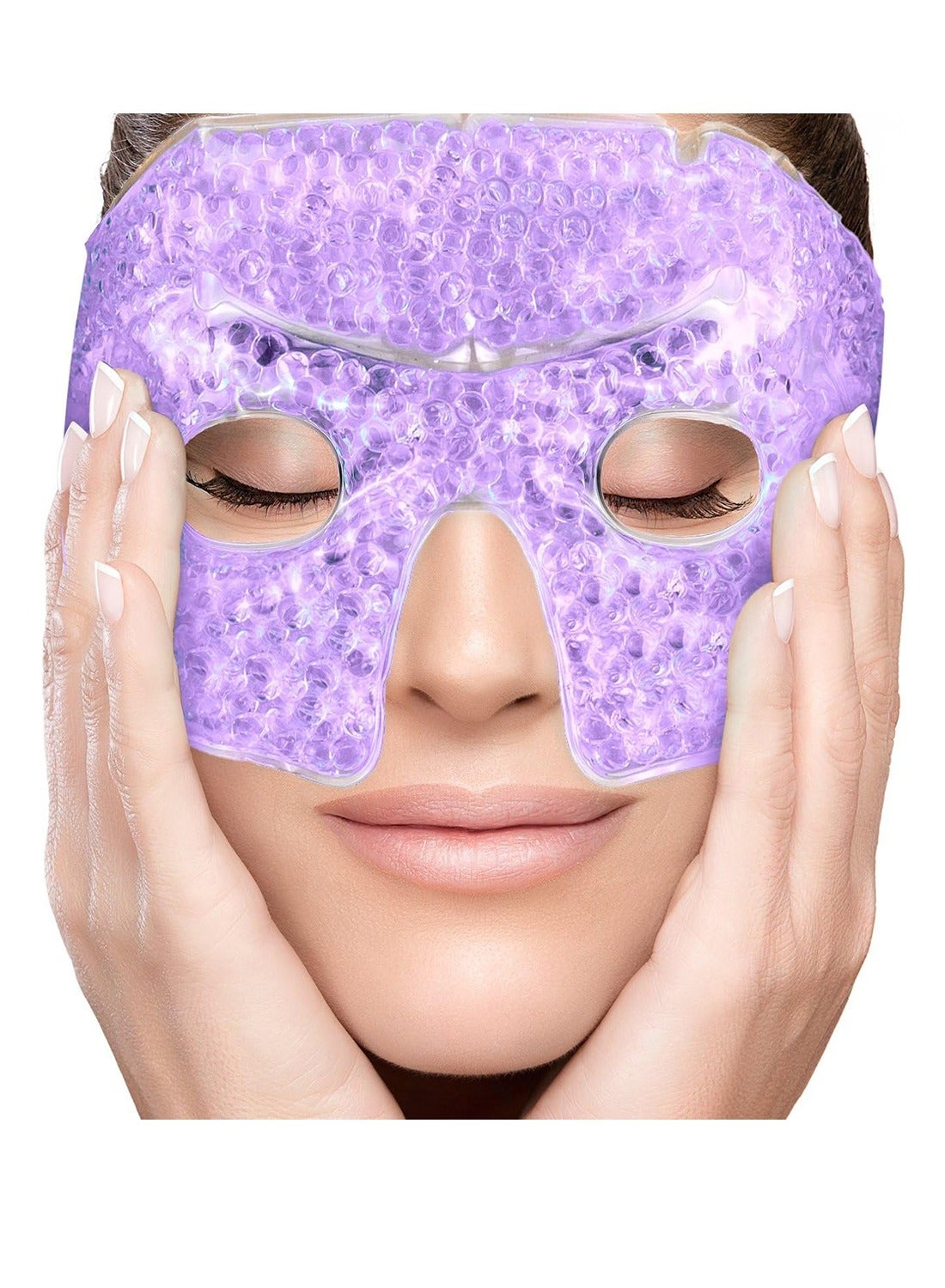 Eye Mask Get Rid of Puffy Eye S Migraine Relief, Sleeping, Travel Therapeutic Purple