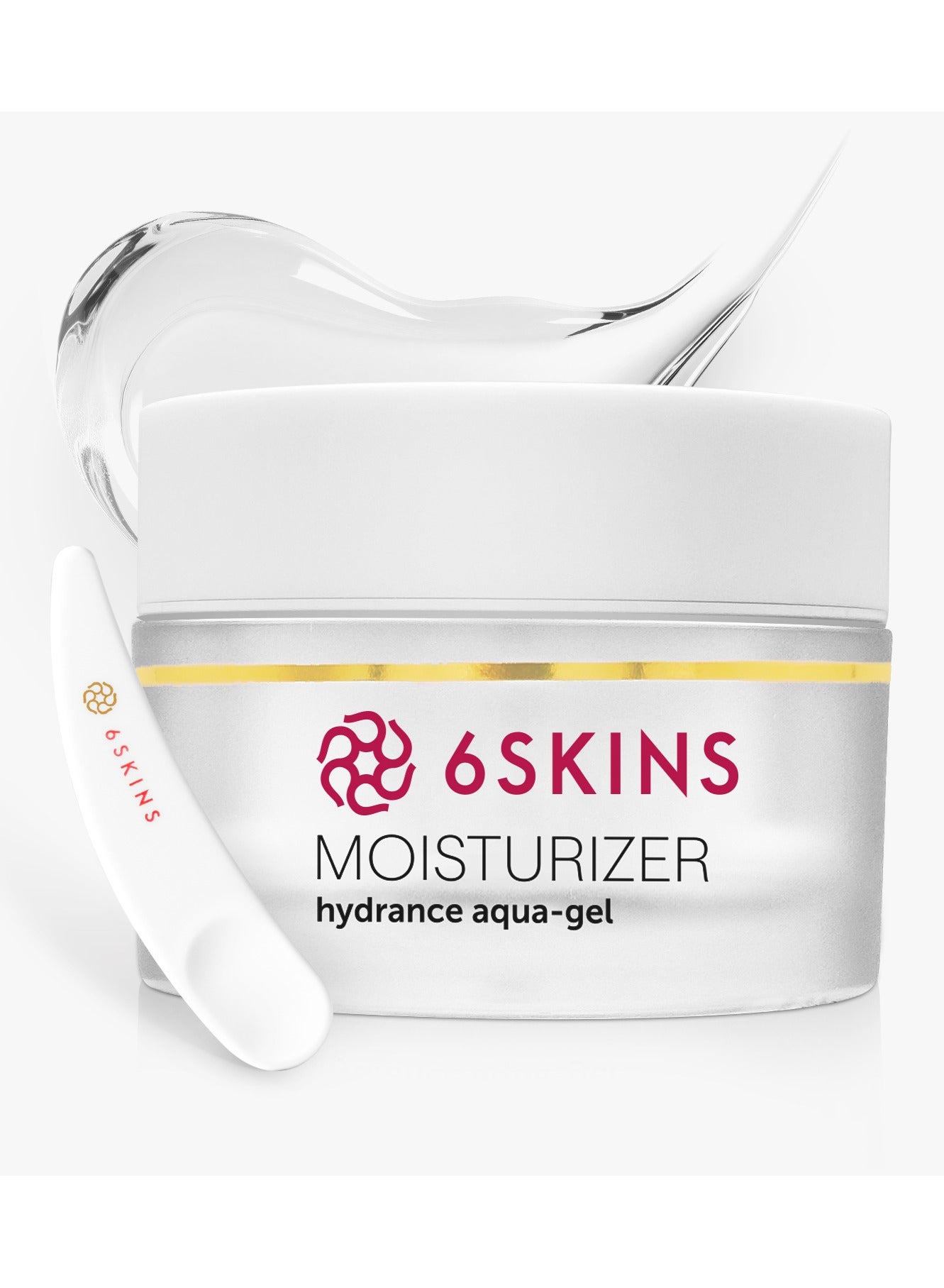 Aqua Gel Face Moisturizer with Niacinamide and Ceramides, Ultra Light Daily Moisturizer Face Cream - K Beauty Skincare for Plumping & Glowing Skin, For All Skin Types Non-Greasy 50ml / 1.7 oz