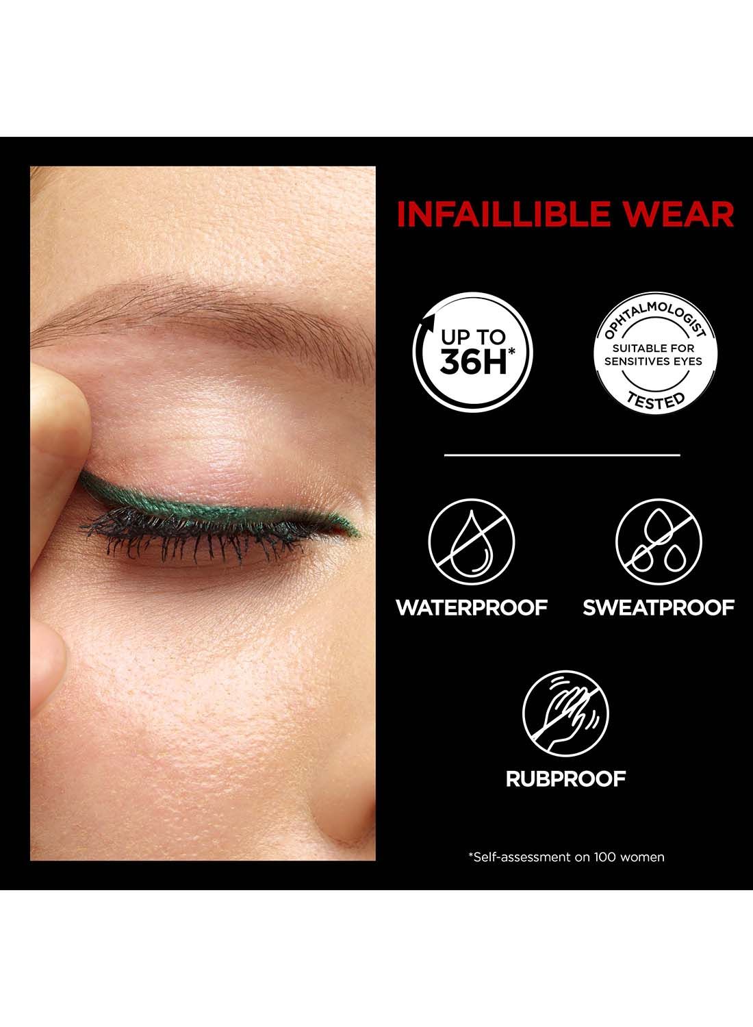 Infallible Grip Liner 36h Blue Jersey - image 4