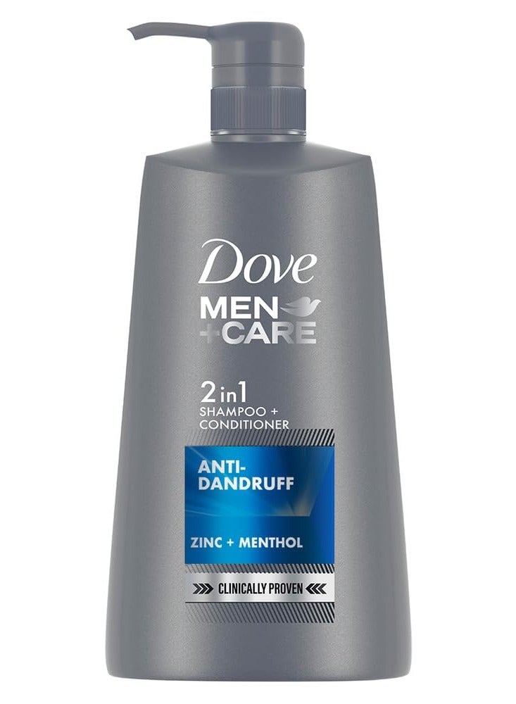 Men+Care Anti Dandruff 2in1 Shampoo+Conditioner, 650 ml