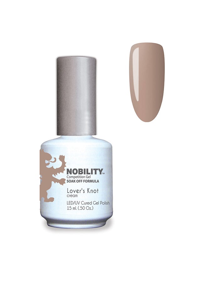 Nobility Soak Off Lover’S Knot UV Led Cured Nail Polish Color Brandy Rose Cream 15 ml Nbgp142