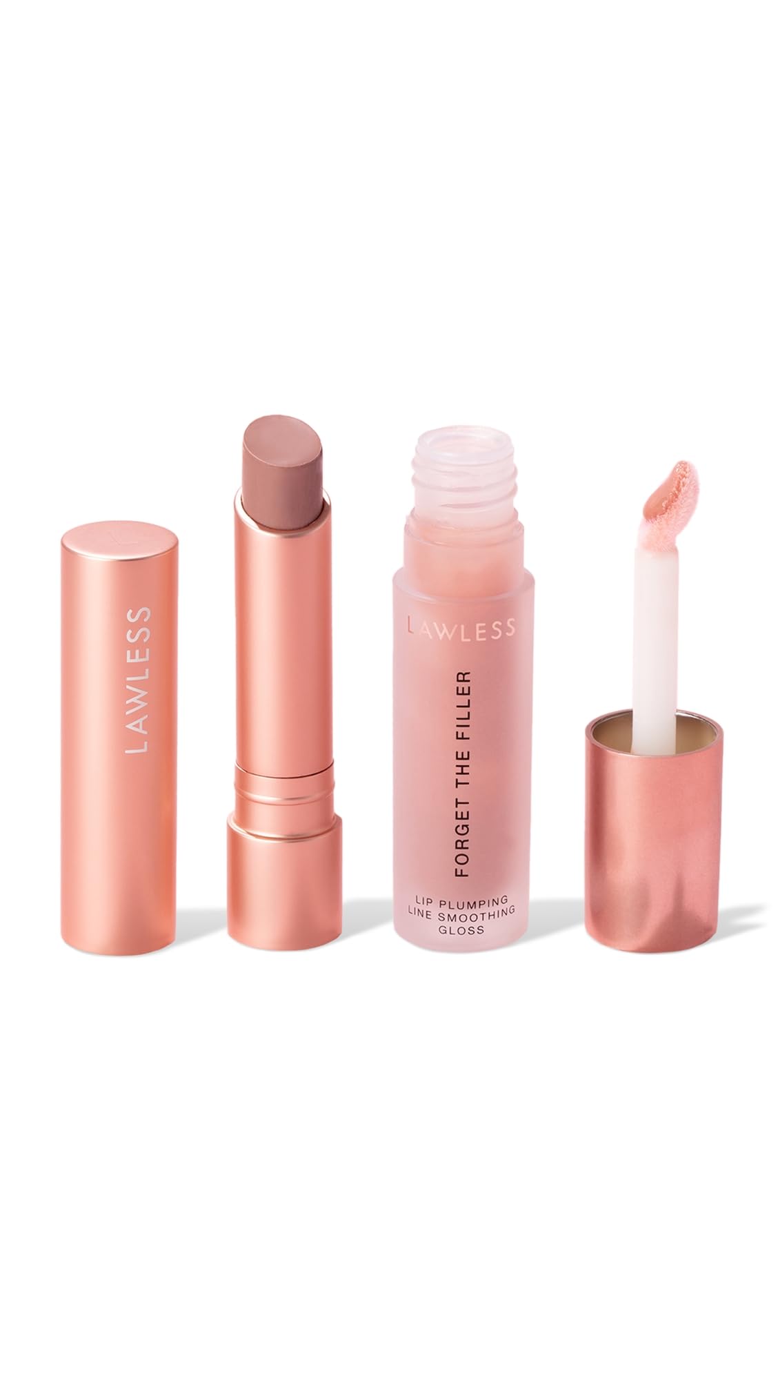 Lawless Women's Lip Twin Bundle, Lavender Sorbet, Pink, 2 Count