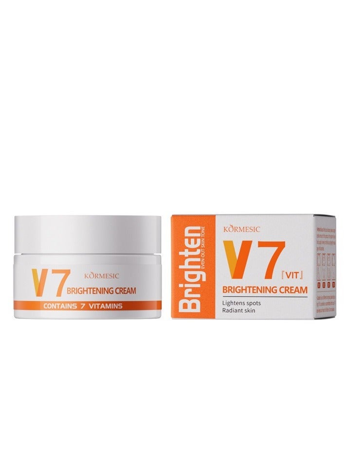 V7 Bare-Face Cream 40g | Brightening & Hydrating for a Natural Look
