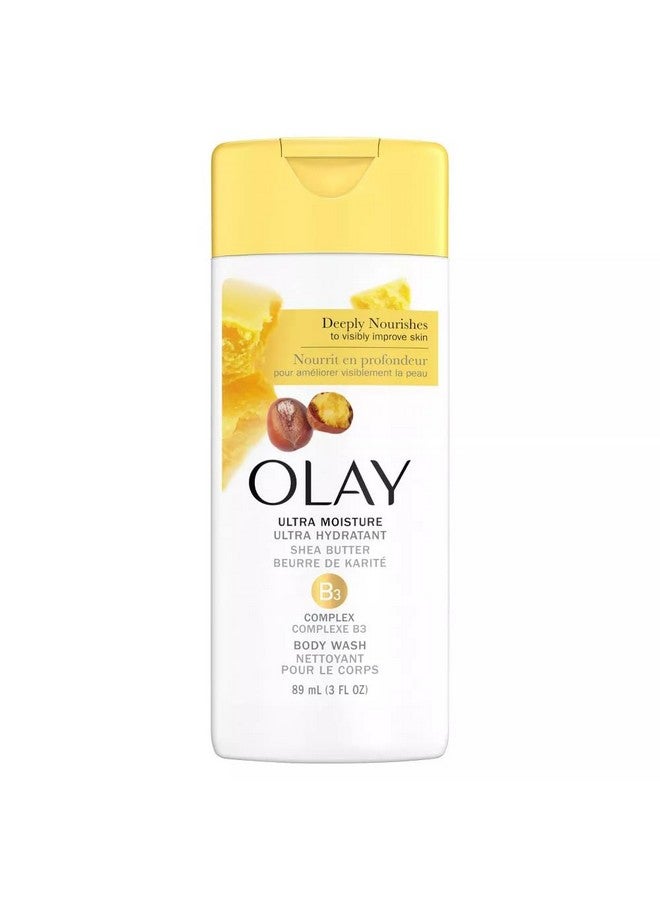 Ultra Moisture Body Wash 3Oz Travel Size (Pack Of 3)